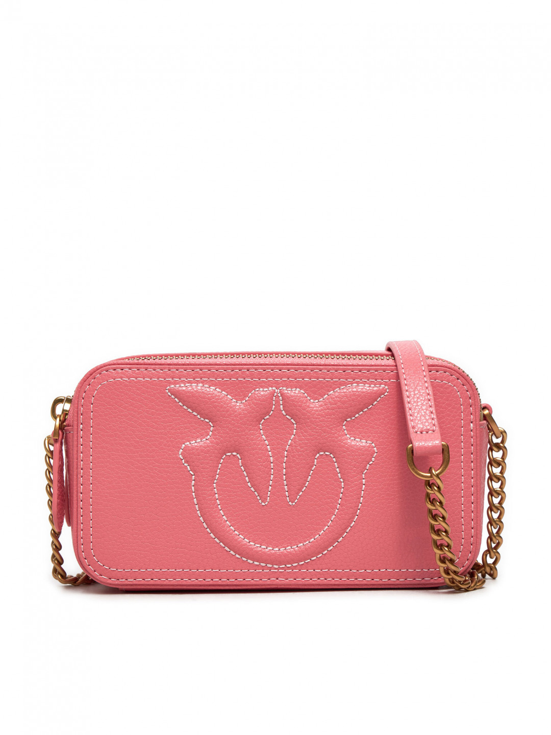 Pinko Kabelka Pelle Bottalata 103799 Růžová
